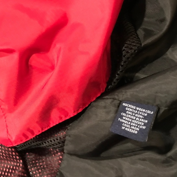 Consensus Mens Rain Jacket, Sz XXL, Red/Black - Picture 5 of 6